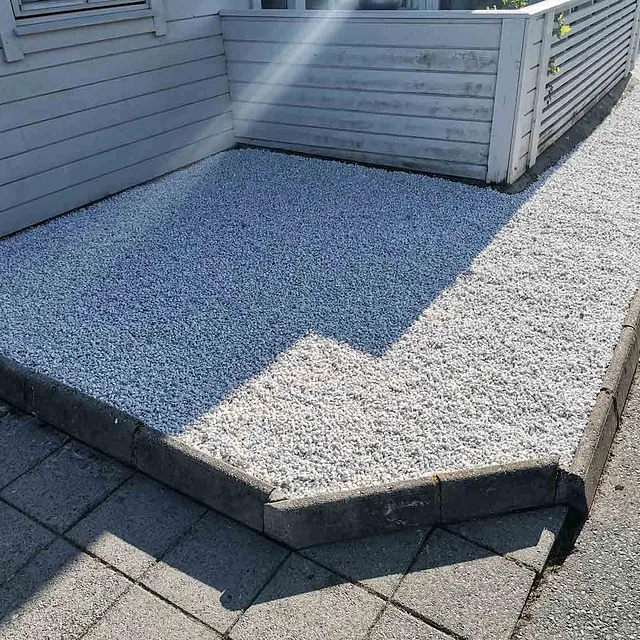 Vedlikeholds uteområde - Før bilde